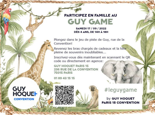 #GuyGame : Lancez-vous dans un jeu de piste saisissant !