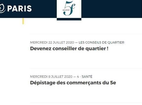 Les infos du 5ème arrondissement